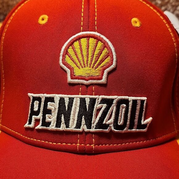 Nascar Pennzoil Joey Logano AFlex Stretchfit Hat - New - Picture 2 of 10